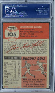 1953 Topps Joe Nuxhall #105 PSA 5 EX