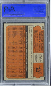 1972 Topps Clarence Gaston #431 PSA 8 NM-MT