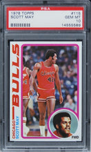 Load image into Gallery viewer, 1978 Topps Scott May #115 PSA 10 GEM MINT