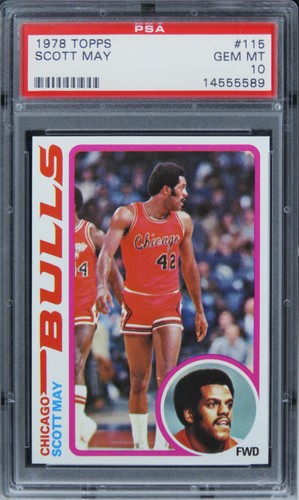 1978 Topps Scott May #115 PSA 10 GEM MINT