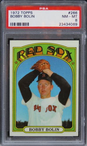 1972 Topps Bobby Bolin #266 PSA 8 NM-MT