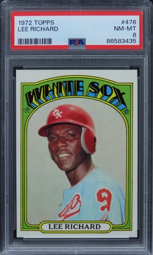 1972 Topps Lee Richard #476 PSA 8 NM-MT