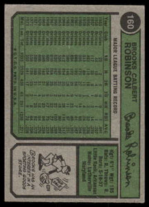 1974 Topps Brooks Robinson HOF #160 EX-MT