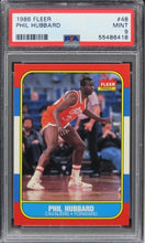 Load image into Gallery viewer, 1986 Fleer Phil Hubbard #48 PSA 9 MINT