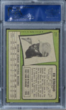 Load image into Gallery viewer, 1971 Topps Ed Stroud #217 PSA 8 NM-MT