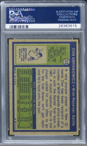 1972 Topps Dan Abramowicz #213 PSA 9 MINT