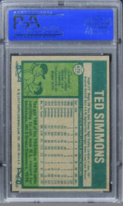 1977 Topps Ted Simmons HOF #470 PSA 9 MINT