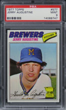 Load image into Gallery viewer, 1977 Topps Jerry Augustine #577 PSA 9 MINT