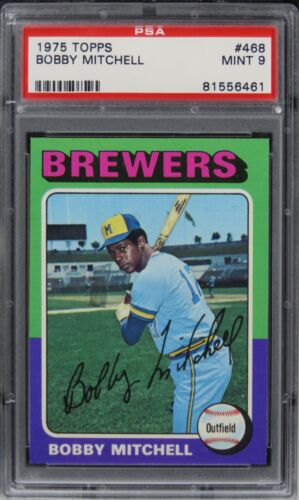 1975 Topps Bobby Mitchell #468 PSA 9 MINT