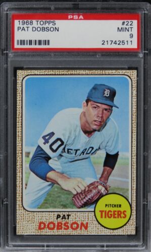 1968 Topps Pat Dobson #22 PSA 9 MINT