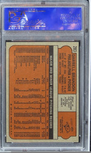 1972 Topps Darrell Brandon #283 PSA 8 NM-MT