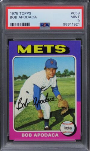 1975 Topps Bob Apodaca #659 PSA 9 MINT