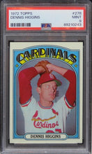Load image into Gallery viewer, 1972 Topps Dennis Higgins #278 PSA 9 MINT