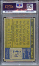 Load image into Gallery viewer, 1971 Topps Lamar Green ROOKIE RC #39 PSA 9 MINT