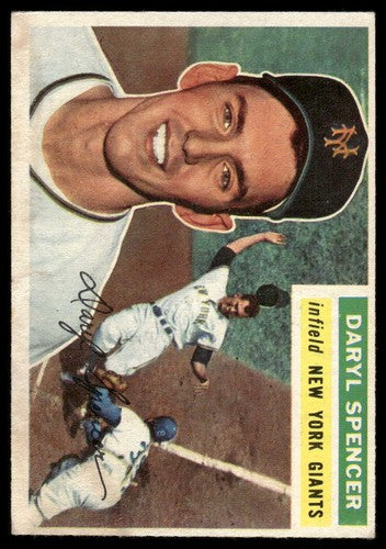 1956 Topps Daryl Spencer #277 EX