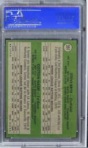 1971 Topps Twins Rookies S.BRYE/C.NASH #391 PSA 8 NM-MT