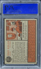 Load image into Gallery viewer, 1962 Topps Dave Sisler GREEN TINT #171 PSA 8 NM-MT