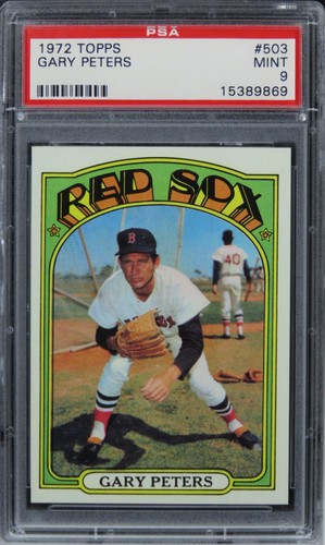 1972 Topps Gary Peters #503 PSA 9 MINT