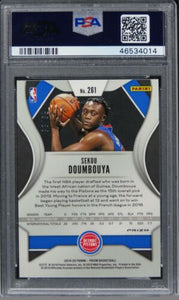 2019 Panini Prizm Sekou Doumbouya PURPLE PULSAR /35 ROOKIE #261 PSA 9 MINT