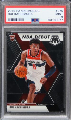 2019 Panini Mosaic Rui Hachimura ROOKIE RC #275 PSA 9 MINT