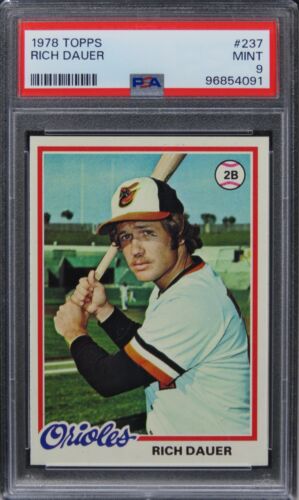 1978 Topps Rich Dauer #237 PSA 9 MINT