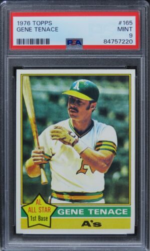 1976 Topps Gene Tenace #165 PSA 9 MINT