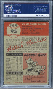 1953 Topps Willard Marshall #95 PSA 5 EX