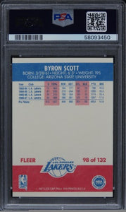 1987 Fleer Byron Scott #98 PSA 9 MINT