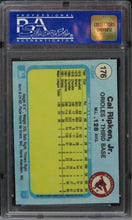 Load image into Gallery viewer, 1982 Fleer Cal Ripken Jr. HOF ROOKIE RC #176 PSA 8 NM-MT