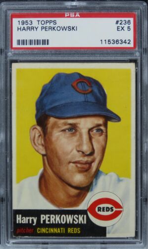 1953 Topps Harry Perkowski #236 PSA 5 EX