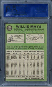 1967 Topps Willie Mays HOF #200 PSA 6 EX-MT