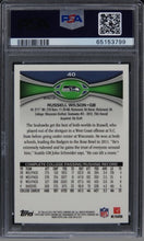 Load image into Gallery viewer, 2012 Topps Chrome Russell Wilson STANDS-ORANGE REFRACTOR ROOKIE #40 PSA 10