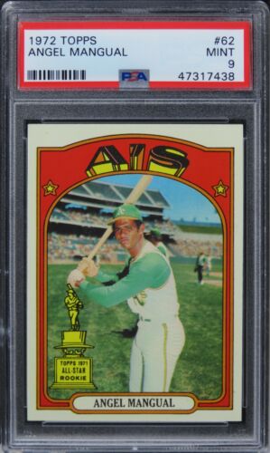 1972 Topps Angel Mangual #62 PSA 9 MINT