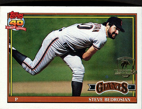 1991 Topps Desert Shield Steve Bedrosian #125