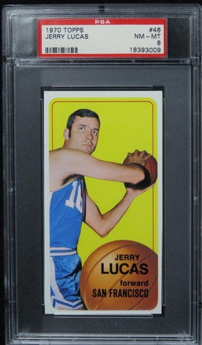 1970 Topps Jerry Lucas HOF #46 PSA 8 NM-MT