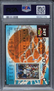 1992 Stadium Club Shaquille O'Neal MEMBERS ONLY HOF ROOKIE RC #247 PSA 9 MINT