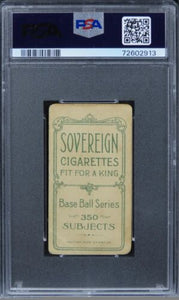 1909 T206 Sovereign 350 Paddy Livingstone (LIVINGSTON) PSA 2 GOOD