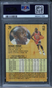 1991 Fleer Michael Jordan HOF #29 PSA 7 NM