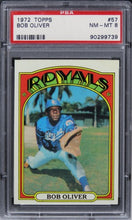 Load image into Gallery viewer, 1972 Topps Bob Oliver #57 PSA 8 NM-MT
