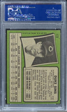 Load image into Gallery viewer, 1971 Topps Duke Sims #172 PSA 8 NM-MT