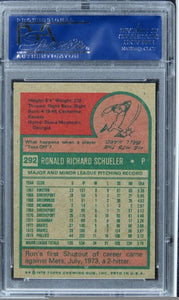 1975 Topps Ron Schueler #292 PSA 9 MINT
