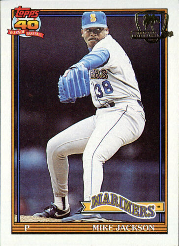 1991 Topps Desert Shield Mike Jackson #534