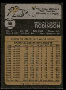 1973 Topps Brooks Robinson HOF #90 EX