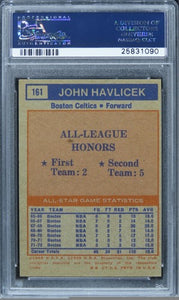 1972 Topps John Havlicek ALL STAR HOF #161 PSA 9 MINT