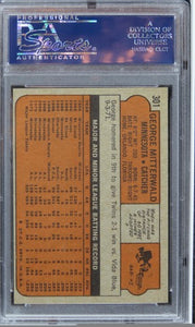 1972 Topps George Mitterwald #301 PSA 8 NM-MT