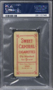 1909 T206 Sweet Caporal 350/30 Al Burch (FIELDING) PSA 2 GOOD