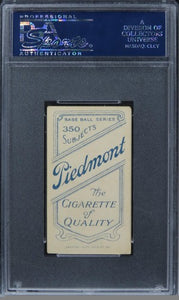 1909 T206 Piedmont 350 Jack Quinn PSA 3 VG