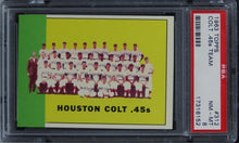Load image into Gallery viewer, 1963 Topps Colt .45s Team #312 PSA 8 NM-MT