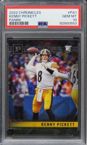 2022 Panini Chronicles Panini Kenny Pickett ROOKIE RC #PA1 PSA 10 GEM MINT