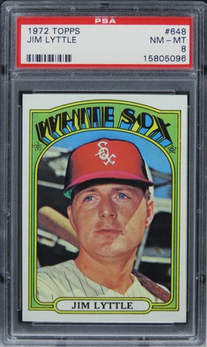 1972 Topps Jim Lyttle #648 PSA 8 NM-MT
